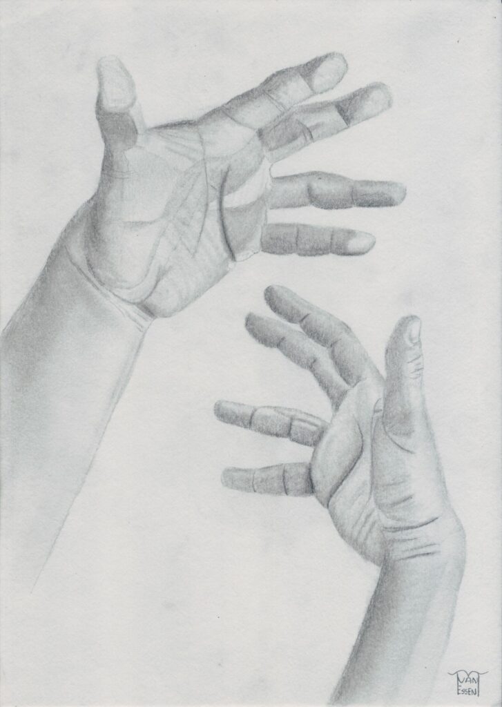 Tekening van handen